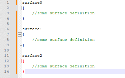 A caret is placed in 4 different areas by clicking with the mouse while Ctrl is held down. One of the carets is removed by clicking it again.